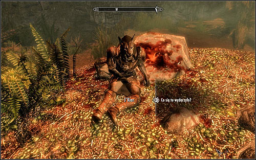 Go through the cave and after reaching a small camp, speak with the dying Khajiit J'Kier (screen above) - Ill Met By Moonlight - p. 2 - Daedric quests - The Elder Scrolls V: Skyrim - Game Guide and Walkthrough