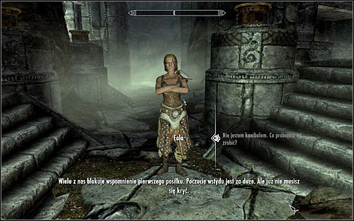 The mentioned character will soon reveal itself, regardless of whether you decide to take a look around the Hall of the Dead or stay at one place - The Taste of Death - p. 1 - Daedric quests - The Elder Scrolls V: Skyrim - Game Guide and Walkthrough