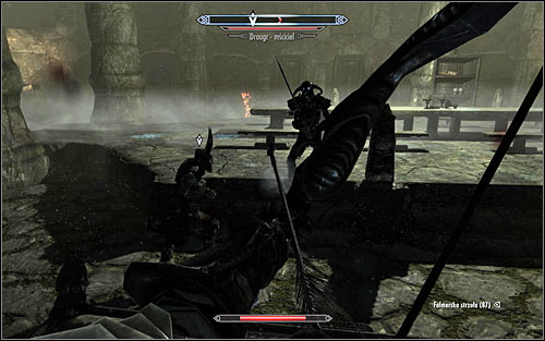 You must be very careful about Eola if she takes part in this battle and don't let the monster surround her, as she would be easily killed by their powerful attacks - The Taste of Death - p. 2 - Daedric quests - The Elder Scrolls V: Skyrim - Game Guide and Walkthrough