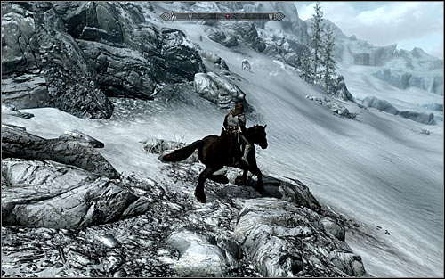 If your character is developed enough, you can head to the mountain area around Dawnstar and Winterhold, as beside standard wolves and bears there's also a chance of coming across a Troll there (screen above) - The Cursed Tribe - p. 1 - Daedric quests - The Elder Scrolls V: Skyrim - Game Guide and Walkthrough