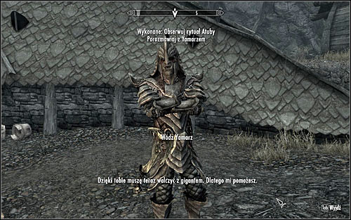 Approach Chief Yamarz and speak with him (screen above) - The Cursed Tribe - p. 2 - Daedric quests - The Elder Scrolls V: Skyrim - Game Guide and Walkthrough