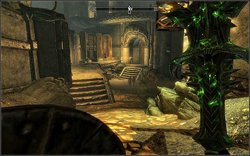 Note the corpses that suggest the presence of a trap activated by pushing the pressure plate - The Only Cure - p. 2 - Daedric quests - The Elder Scrolls V: Skyrim - Game Guide and Walkthrough