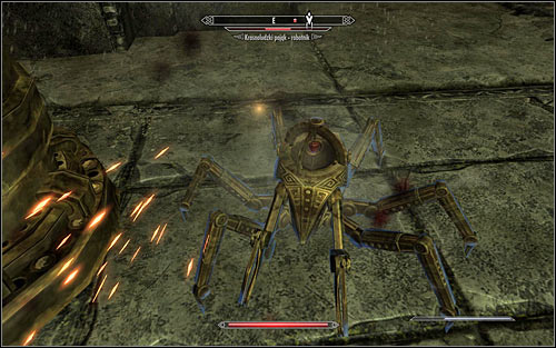 Head to the middle part of the new room and you will be attacked most of all by Dwarven Spiders (screen above) - The Only Cure - p. 2 - Daedric quests - The Elder Scrolls V: Skyrim - Game Guide and Walkthrough