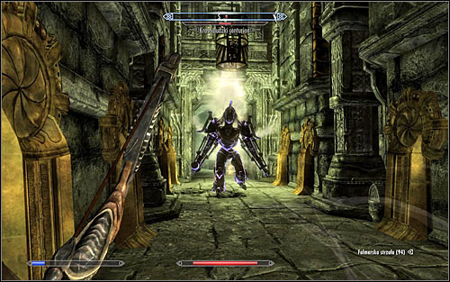 Choose the corridor going south and a Dwarven Centurion will cross your way - The Only Cure - p. 3 - Daedric quests - The Elder Scrolls V: Skyrim - Game Guide and Walkthrough