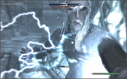 The factor which distinguishes this fight from others is the fact that Orchendor will regularly teleport throughout the area - The Only Cure - p. 3 - Daedric quests - The Elder Scrolls V: Skyrim - Game Guide and Walkthrough