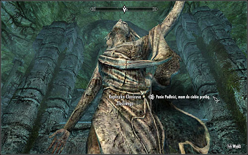 In the end approach the large statue of Clavicus Vile (screen above) and interact with it to speak to the Daedric Lord - A Daedra's Best Friend - p. 1 - Daedric quests - The Elder Scrolls V: Skyrim - Game Guide and Walkthrough