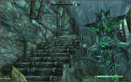 Head further south and you will reach a small room with a chest worth of checking out - The Break of Dawn - p. 1 - Daedric quests - The Elder Scrolls V: Skyrim - Game Guide and Walkthrough