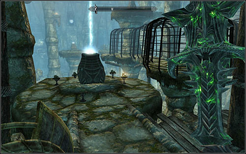 After the fight, use the stairs in the south-east corner of the big room and afterwards turn left, activating the first pedestal (screen above) - The Break of Dawn - p. 2 - Daedric quests - The Elder Scrolls V: Skyrim - Game Guide and Walkthrough