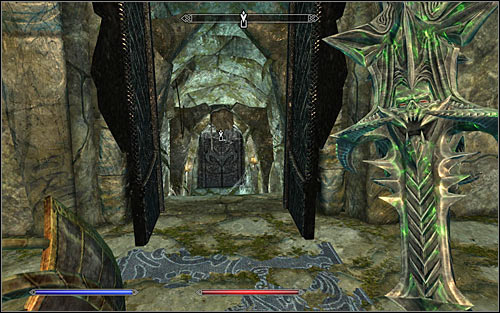Activating the third pedestal will lead to unlocking the exit from the ruins, though the problem is that it's on the lowest level - The Break of Dawn - p. 2 - Daedric quests - The Elder Scrolls V: Skyrim - Game Guide and Walkthrough