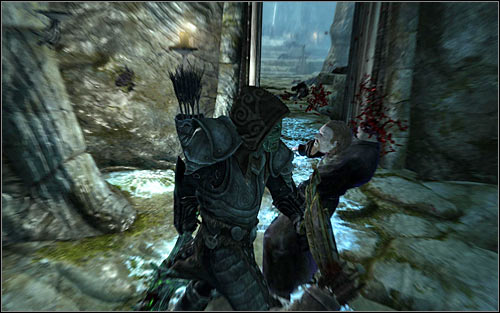 If you prefer close combat, it would be good to wait for the Necromancer to appear in the corridor in which you fought the Shades (screen above) - The Break of Dawn - p. 2 - Daedric quests - The Elder Scrolls V: Skyrim - Game Guide and Walkthrough
