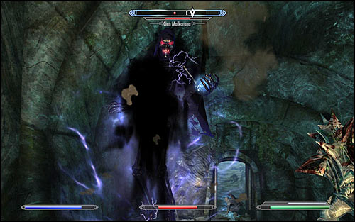 That's not the end of the battle, as the murdered Necromancer will change into Malkorans Shade (screen above) - The Break of Dawn - p. 2 - Daedric quests - The Elder Scrolls V: Skyrim - Game Guide and Walkthrough