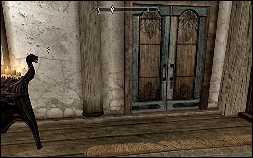 If you want to obtain the key from Farengar, it would also be good to wait for the night to come, as the mage should head to rest then - The Whispering Door - Daedric quests - The Elder Scrolls V: Skyrim - Game Guide and Walkthrough