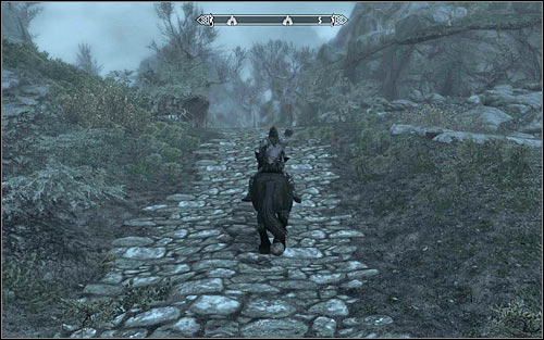 The game won't let you use the most obvious option of heading south-west, as Markarth and Dead Crone Rock are divided by mountains and you wouldn't be able to do anything even with a horse - Pieces of the Past - p. 2 - Daedric quests - The Elder Scrolls V: Skyrim - Game Guide and Walkthrough
