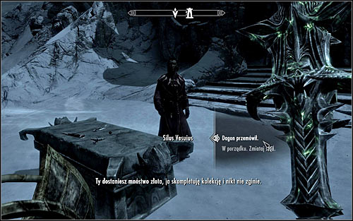Wait Silus to tell you his plan and state that you need to follow Dagon's will, by choosing the upper dialogue option (screen above) - Pieces of the Past - p. 3 - Daedric quests - The Elder Scrolls V: Skyrim - Game Guide and Walkthrough