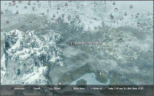 Open the world map and head to Hillgrunds Tomb found in the eastern part of Skyrim (screen above) - Ancestral Worship - Side quests - The Elder Scrolls V: Skyrim - Game Guide and Walkthrough