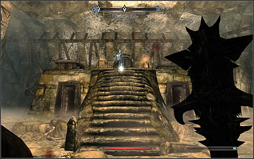 As you fight the Draugrs, keep an eye on the compass and start attacking Vals Veran when only he returns to the battlefield (screen above) - Ancestral Worship - Side quests - The Elder Scrolls V: Skyrim - Game Guide and Walkthrough