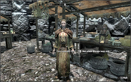 Tova Shatter-Shield can be most probably found on the marketplace in the south-east part of town - there's where she spends most of her time - Blood on the Ice - p. 1 - Side quests - The Elder Scrolls V: Skyrim - Game Guide and Walkthrough