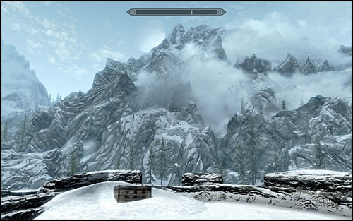 The sketch on the map clearly points that the treasure is nearby the fort, behind the lake - The Great Skyrim Treasure Hunt (I) - Side quests - The Elder Scrolls V: Skyrim - Game Guide and Walkthrough