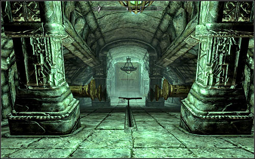 Cross the room and kill the Dwarven Sphere that will cross your way - Unfathomable Depths - Side quests - The Elder Scrolls V: Skyrim - Game Guide and Walkthrough