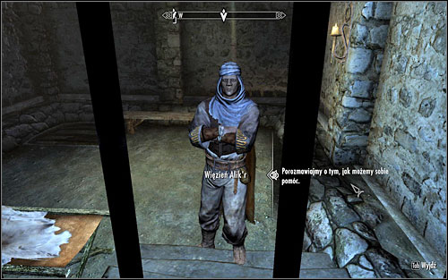 After completing the formalities, return to the prisoner - In my Time of Need - Side quests - The Elder Scrolls V: Skyrim - Game Guide and Walkthrough