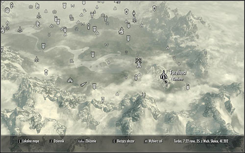 Open the world map and head to the south-east part of Skyrim, to Forelhost (screen above) - Siege on the Dragon Cult - Side quests - The Elder Scrolls V: Skyrim - Game Guide and Walkthrough