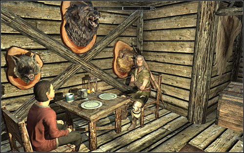 Before heading out of the shack, look around the bookshelves - Kyne's Sacred Trials - Side quests - The Elder Scrolls V: Skyrim - Game Guide and Walkthrough