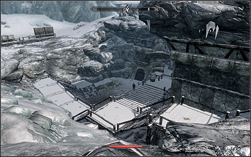 Your destination are the excavations, which cannot be spotted at first sight as they're on the lower level of the glacier (screen above) - Under Saarthal - p. 1 - Side quests - The Elder Scrolls V: Skyrim - Game Guide and Walkthrough