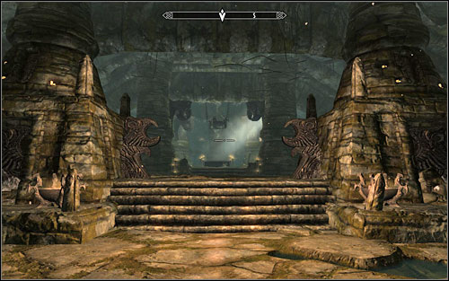 After defeating the enemy, be sure to search his body to find the Gauldur Amulet Fragment (which is also an amulet itself) and the mentioned Sword - Forbidden Legend - p. 1 - Side quests - The Elder Scrolls V: Skyrim - Game Guide and Walkthrough