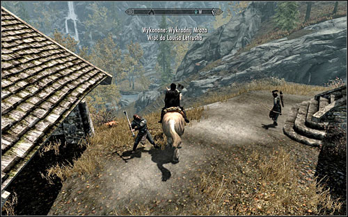 After stealing the horse and running away from the scene, you are left with two options - Promises to Keep - Side quests - The Elder Scrolls V: Skyrim - Game Guide and Walkthrough