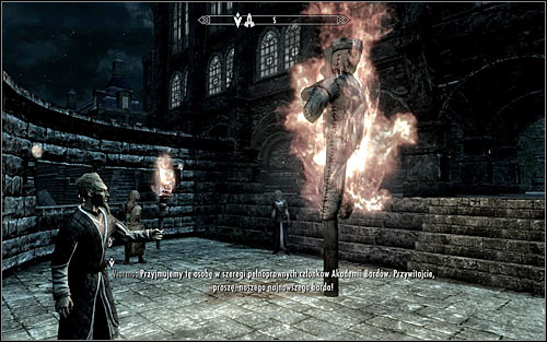 Head out of The Bards College and turn right, going north-east - Tending the Flames - p. 2 - The Bards College quests - The Elder Scrolls V: Skyrim - Game Guide and Walkthrough