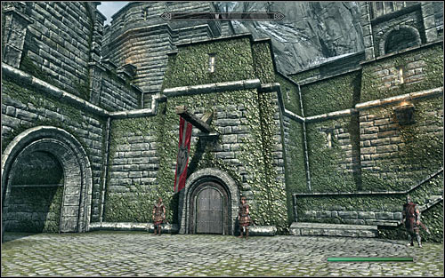 Go to the north part of the city and locate the entrance to Castle Dour, which is guarded by two sentries (the above screen) - Joining the Legion - Imperial Legion Quests - The Elder Scrolls V: Skyrim - Game Guide and Walkthrough