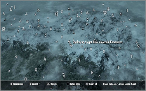Leave the castle and open the world map - The Jagged Crown - p.1 - Imperial Legion Quests - The Elder Scrolls V: Skyrim - Game Guide and Walkthrough