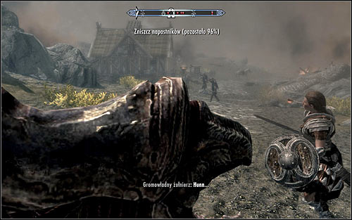In the first stages of the battle, focus on defending the first barricade, the place where Legate Rikke gave her speech - Battle for Whiterun - Imperial Legion Quests - The Elder Scrolls V: Skyrim - Game Guide and Walkthrough