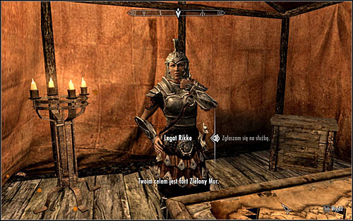 You can proceed with the completion of the current quest once you finish Compelling Tribute - Reunification of Skyrim - p.1 - Imperial Legion Quests - The Elder Scrolls V: Skyrim - Game Guide and Walkthrough