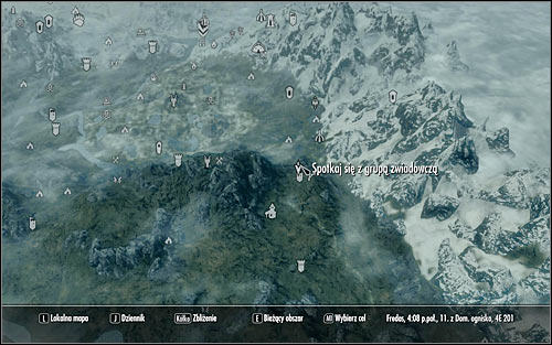 When you open the world map, you should notice that the scouting party is on the road to Windhelm (the above screen), specifically in the area of Shor's Stone - Compelling Tribute - Imperial Legion Quests - The Elder Scrolls V: Skyrim - Game Guide and Walkthrough