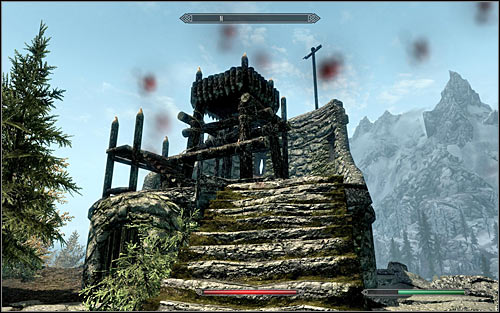 If you want to attack the Stormcloak soldiers from a safe distance, go for the walls as soon as you enter the fort - The Battle for Fort Greenwall - Imperial Legion Quests - The Elder Scrolls V: Skyrim - Game Guide and Walkthrough