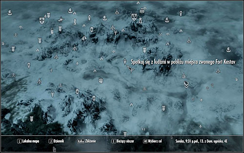You'll see on the world map that the scouts have placed themselves at some distance from Fort Kastav (the above screen) - Rescue from Fort Kastav - Imperial Legion Quests - The Elder Scrolls V: Skyrim - Game Guide and Walkthrough