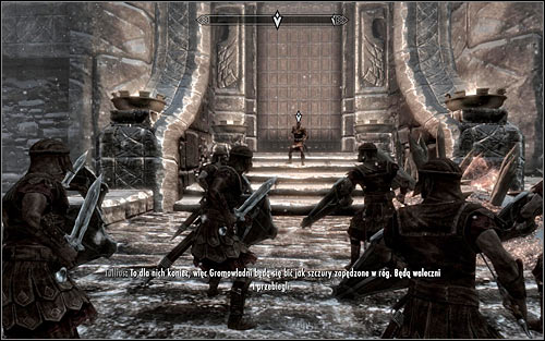 When you get there, go north, toward Windhelm's main gate - Battle for Windhelm - Imperial Legion Quests - The Elder Scrolls V: Skyrim - Game Guide and Walkthrough