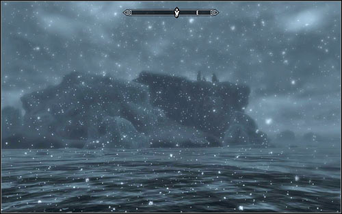 Keep going east, omitting smaller islands, swimming if necessary, and watching out for wild animals, especially wolves and bears - Joining the Stormcloaks - Stormcloak Rebellion Quests - The Elder Scrolls V: Skyrim - Game Guide and Walkthrough