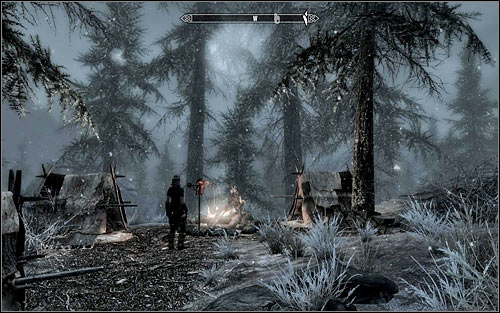 Be careful, because on your way to the Stormcloak camp you can be attacked by bandits or wild animals - Liberation of Skyrim - p.1 - Stormcloack Rebellion Quests - The Elder Scrolls V: Skyrim - Game Guide and Walkthrough