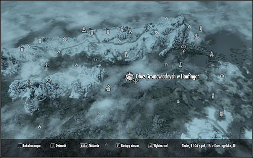 Leave the Palace of the Kings, open the world map and find the Haafingar Stormcloak Camp (the above screen) - Liberation of Skyrim - p.2 - Stormcloack Rebellion Quests - The Elder Scrolls V: Skyrim - Game Guide and Walkthrough