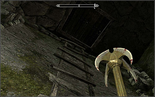 Go up the stairs to get to the upper level of the prison - Rescue from Neugrad - p.2 - Stormcloack Rebellion Quests - The Elder Scrolls V: Skyrim - Game Guide and Walkthrough
