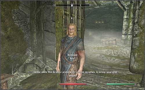 Find Ralof; depending on the situation he may be either in the courtyard or inside the fort - Rescue from Neugrad - p.2 - Stormcloack Rebellion Quests - The Elder Scrolls V: Skyrim - Game Guide and Walkthrough