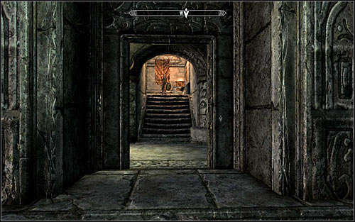 Head straight ahead, going west and ignoring a guard you'll be passing by - Compelling Tribute - p.1 - Stormcloack Rebellion Quests - The Elder Scrolls V: Skyrim - Game Guide and Walkthrough