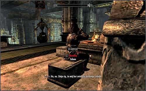 If you're having problems with stealing from a moving target, you can wait for another right moment, for example when one of them sits at a table to eat (the above screen) - Compelling Tribute - p.1 - Stormcloack Rebellion Quests - The Elder Scrolls V: Skyrim - Game Guide and Walkthrough