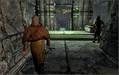 Follow Raerek and stay close to him as advised (the above screen) - Compelling Tribute - p.2 - Stormcloack Rebellion Quests - The Elder Scrolls V: Skyrim - Game Guide and Walkthrough