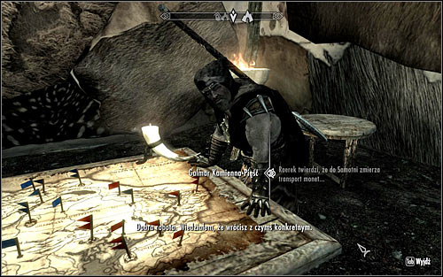 Leave the Understone Keep, open the world map and return to the Reach Stormcloak Camp - Compelling Tribute - p.2 - Stormcloack Rebellion Quests - The Elder Scrolls V: Skyrim - Game Guide and Walkthrough