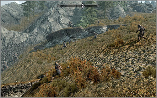 When you reach your destination, you should see Stormcloak soldiers who are to take part in the attack (the above screen) - The Battle for Fort Sungard - Stormcloack Rebellion Quests - The Elder Scrolls V: Skyrim - Game Guide and Walkthrough