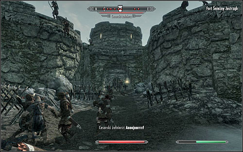 The fort is currently in ruins, so the game presents you with a couple of ways to get inside - Battle for Fort Snowhawk - Stormcloack Rebellion Quests - The Elder Scrolls V: Skyrim - Game Guide and Walkthrough