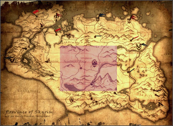 1 - [5] Central Skyrim - p.1 - World maps - The Elder Scrolls V: Skyrim - Game Guide and Walkthrough